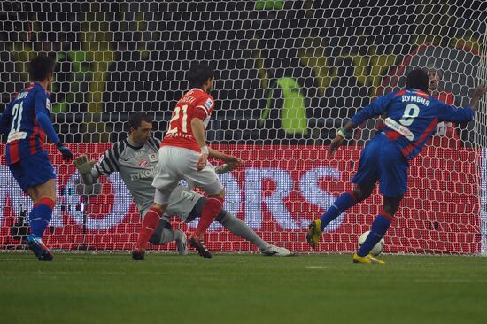Football Premier League. Match Spartak (Moscow) - CSKA