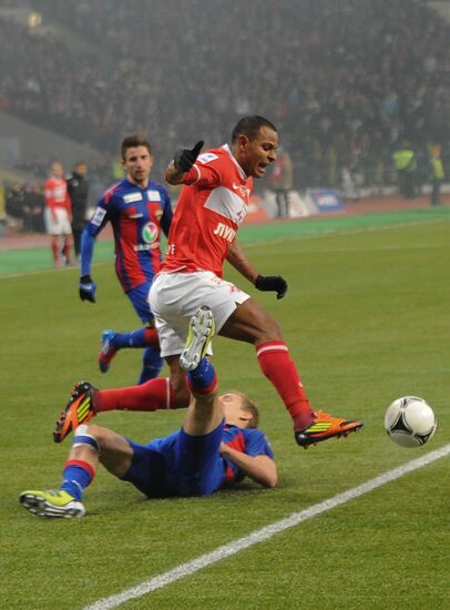 Football Premier League. Match Spartak (Moscow) - CSKA