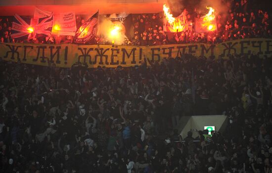 Football Premier League. Match Spartak (Moscow) - CSKA