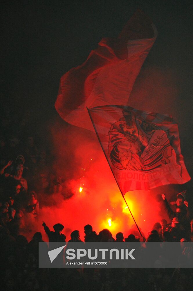 Football Premier League. Match Spartak (Moscow) – CSKA