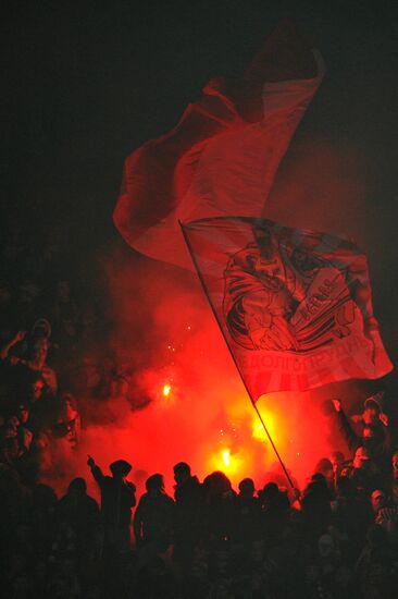 Football Premier League. Match Spartak (Moscow) – CSKA