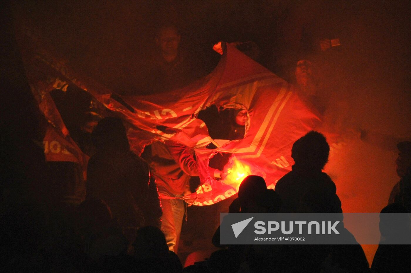 Football Premier League. Match Spartak (Moscow) – CSKA