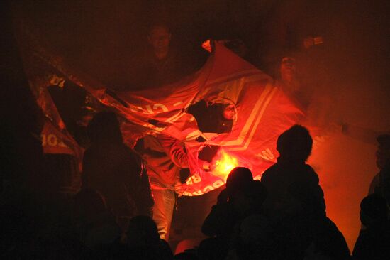 Football Premier League. Match Spartak (Moscow) – CSKA