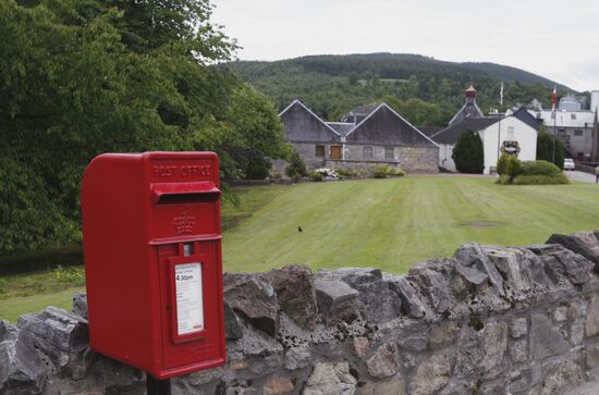 Post box in Scotland