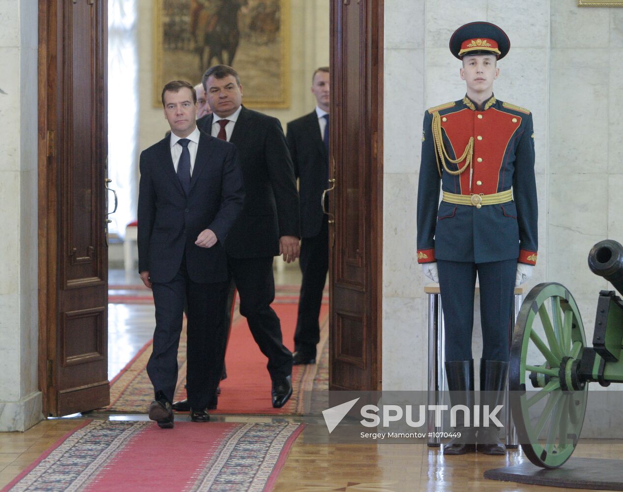 Dmitry Medvedev at expanded meeting of Defense Ministry's board