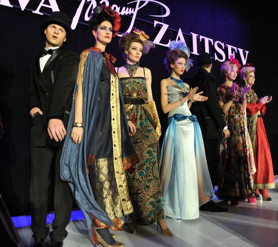 Slava Zaitsev's collection showcased at Fashion Week Russia