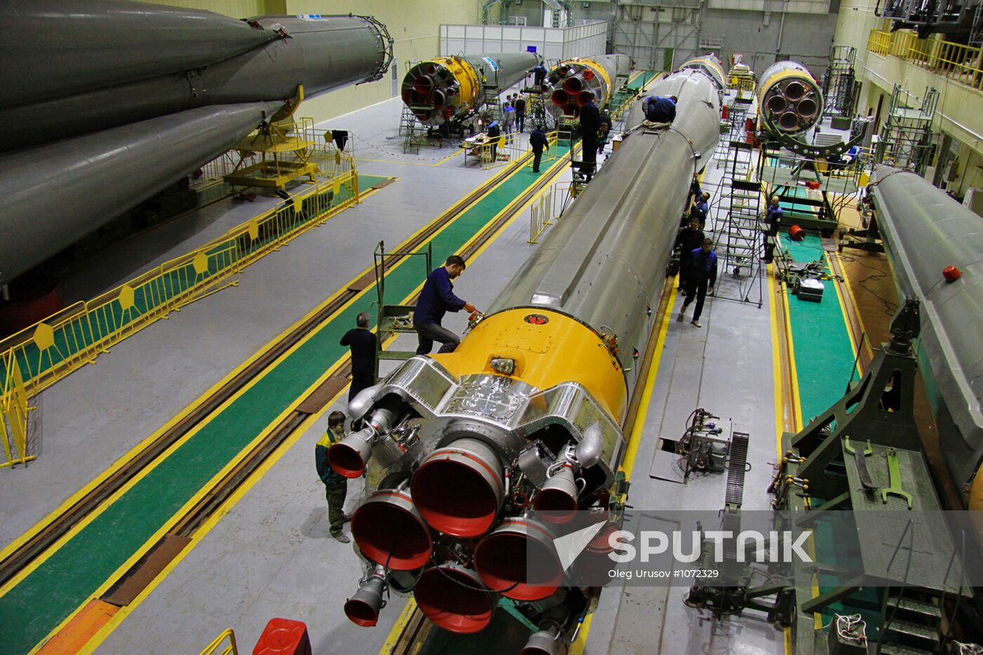 Preparations underway at Baikonur for spacecraft launches
