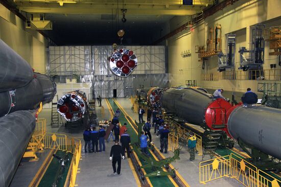 Preparations underway at Baikonur for spacecraft launches