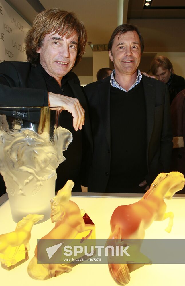 Lalique boutique opening