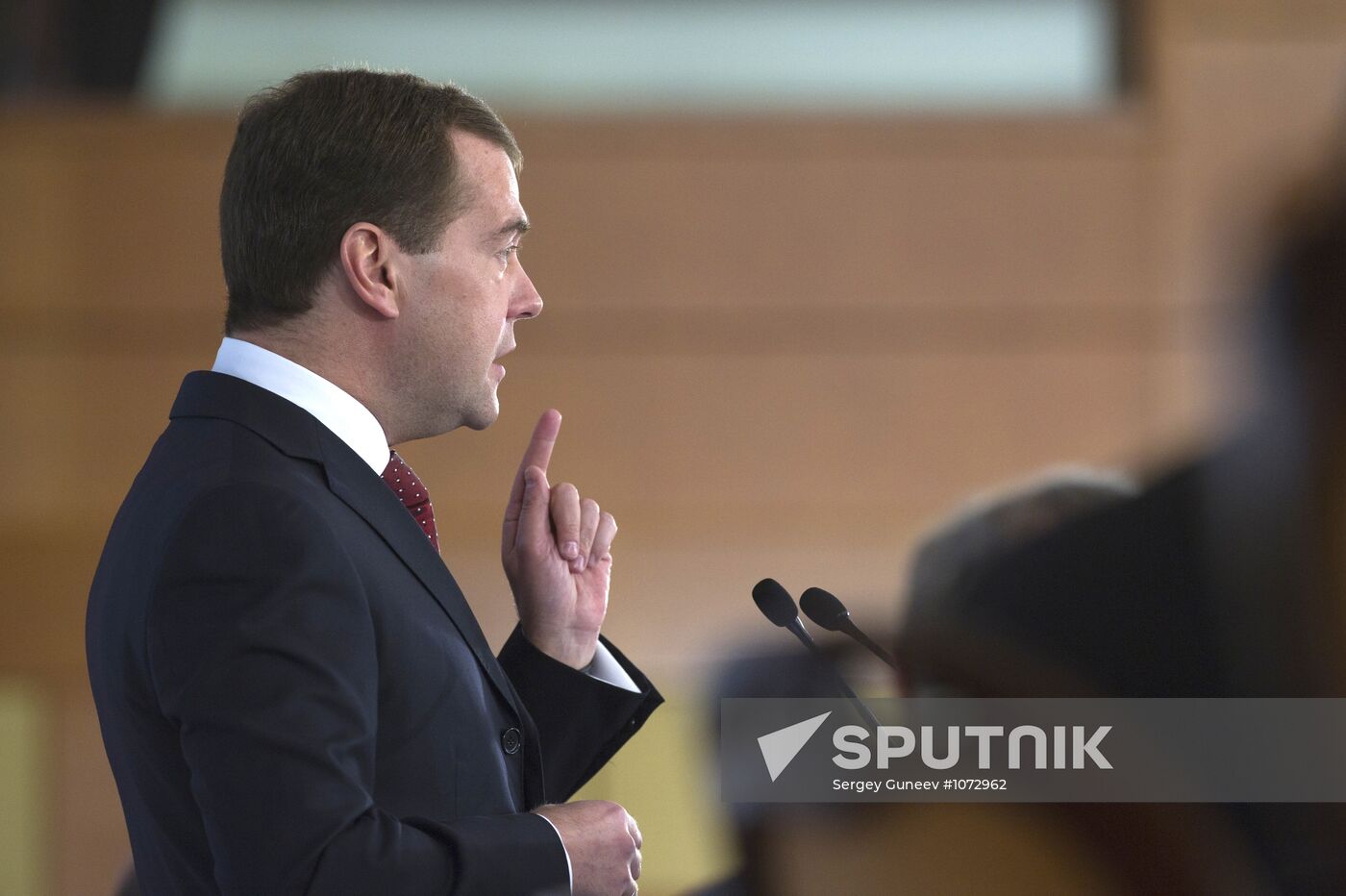 Dmitry Medvedev attends conference on European security