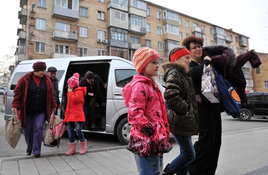 Train of Hope charity campaign in Vladivostok