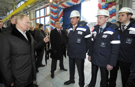 Vladmir Putin's working visit to Leningrad Region