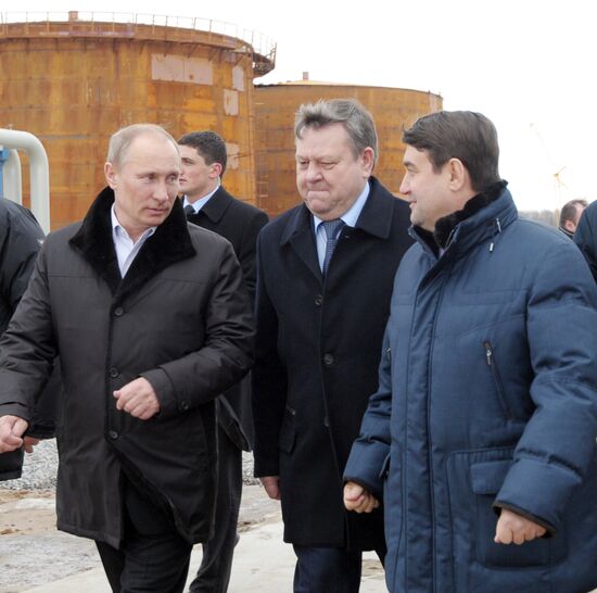 Vladmir Putin's working visit to Leningrad Region