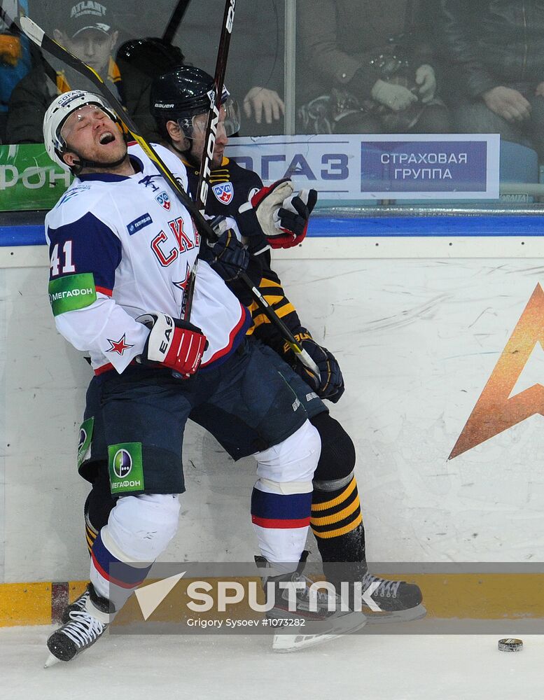 Hockey KHL. Match "Atlant" – SKA