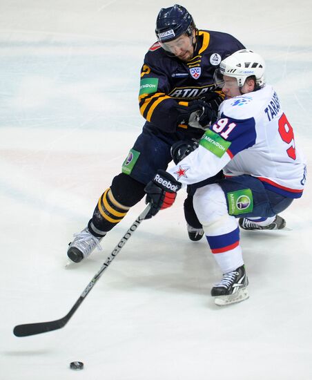Hockey KHL. Match "Atlant" – SKA