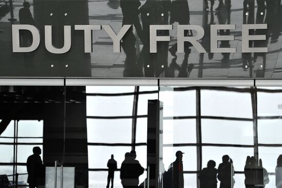 Duty-free shop at Vnukovo airport