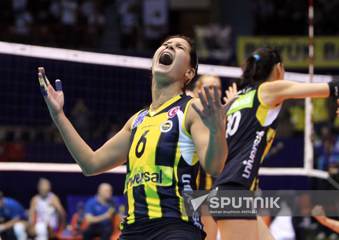 Volleyball Champions League. Match "Fenerbahce" - "Dynamo"
