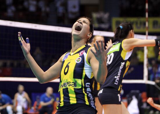 Volleyball Champions League. Match "Fenerbahce" - "Dynamo"