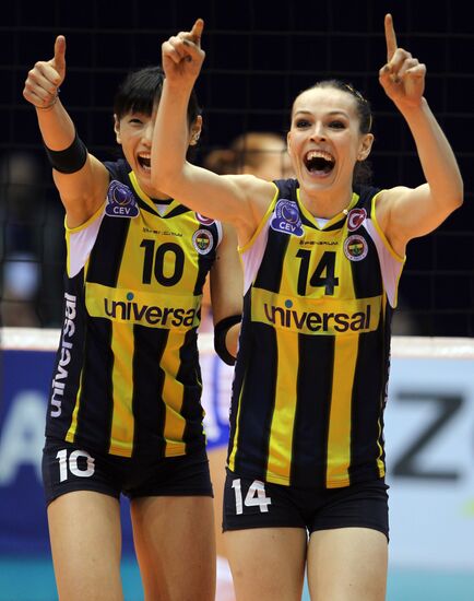 Volleyball Champions League. Match "Fenerbahce" - "Dynamo"