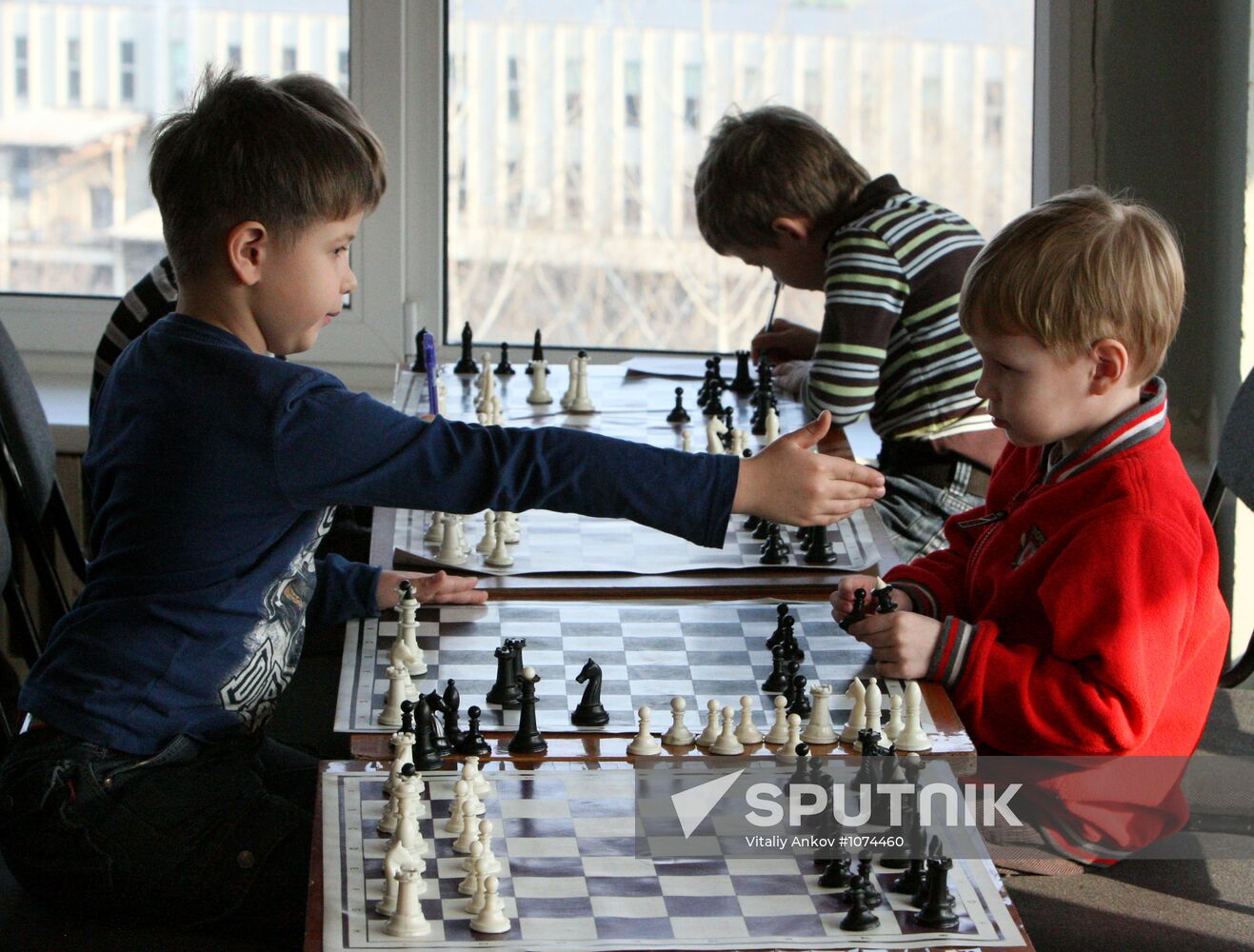 Chess championship among children under 10 years in Vladivostok