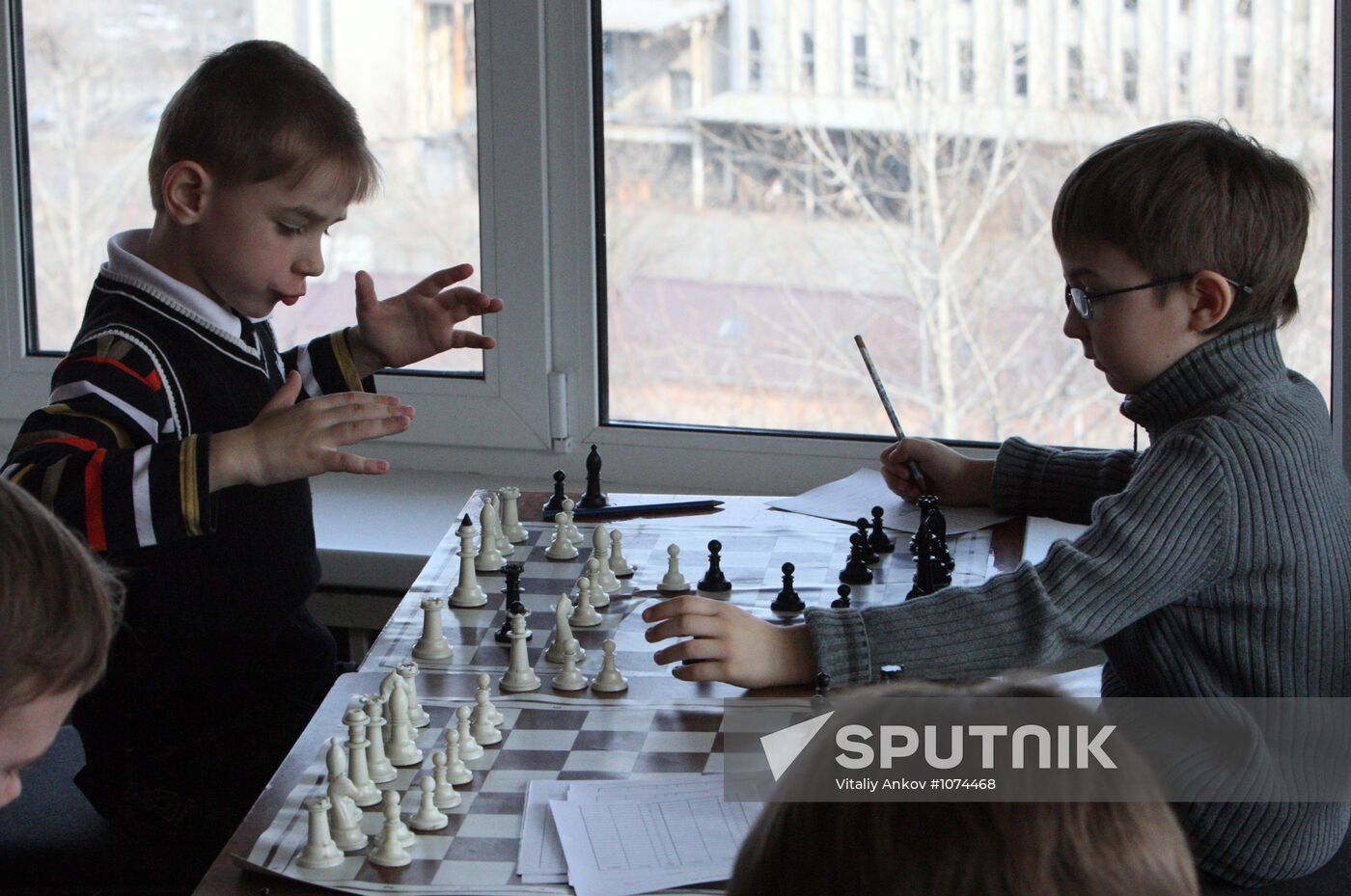 Chess championship among children under 10 years in Vladivostok