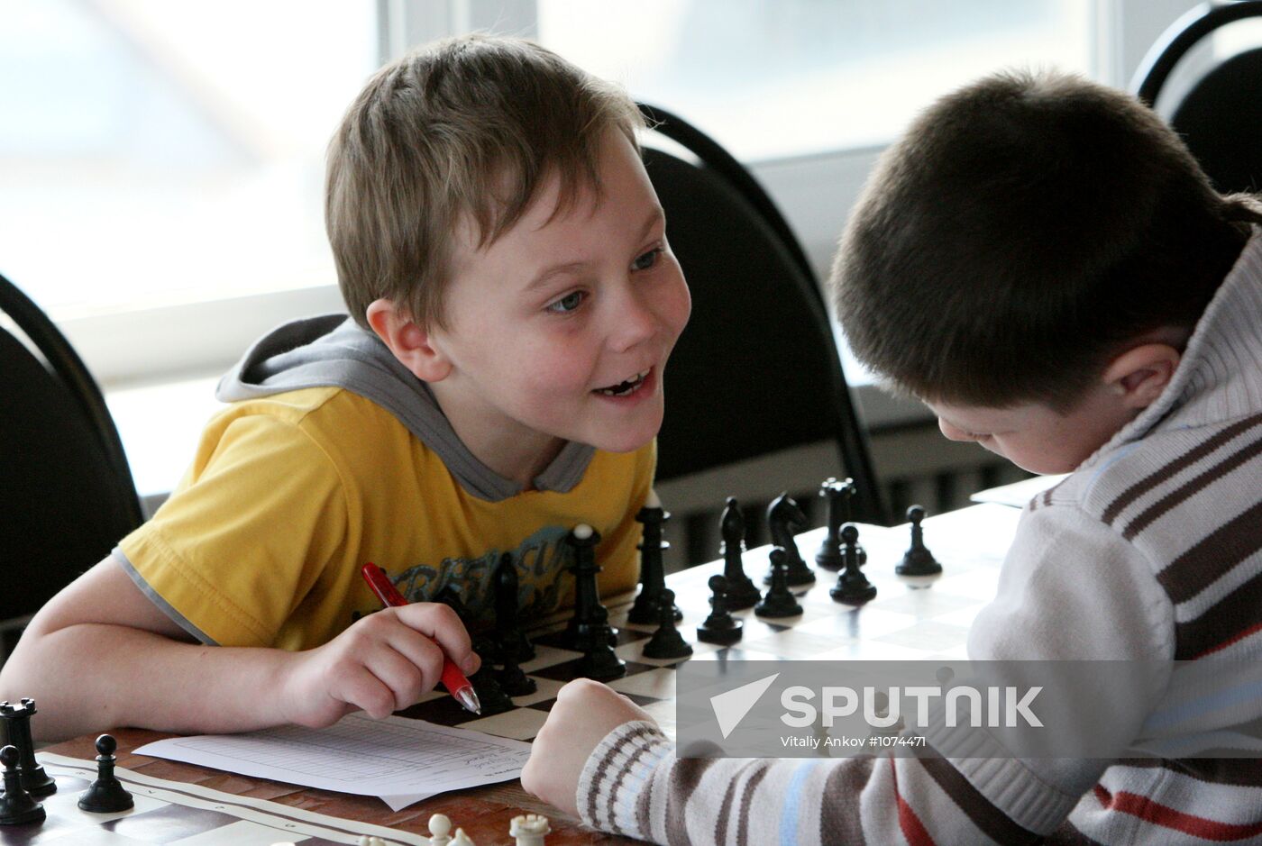 Chess championship among children under 10 years in Vladivostok