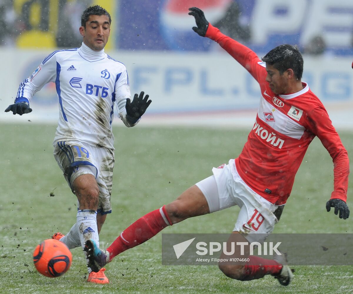 Russian Football Premier League. Dynamo vs. Spartak