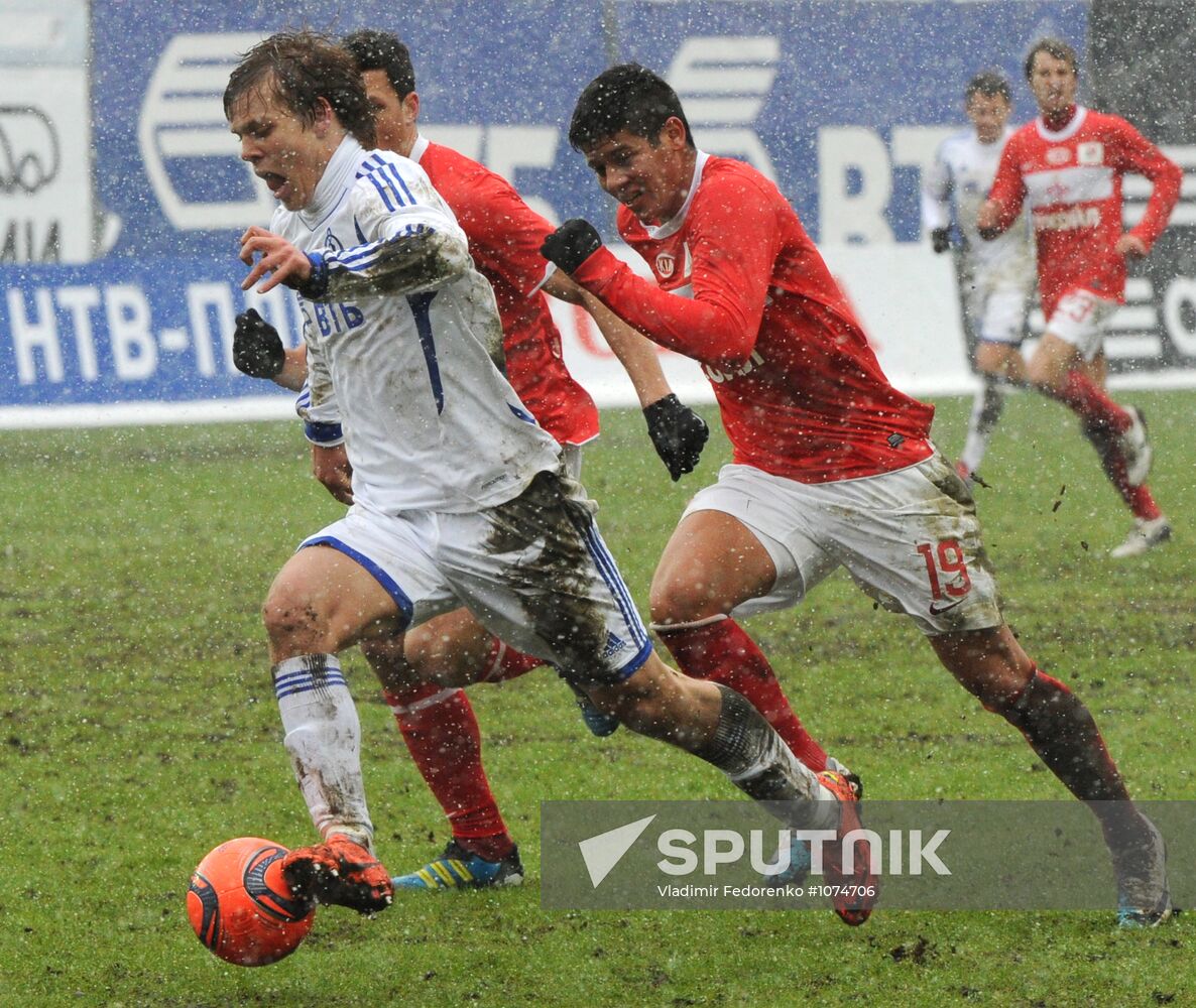 Russian Football Premier League. Dynamo vs. Spartak