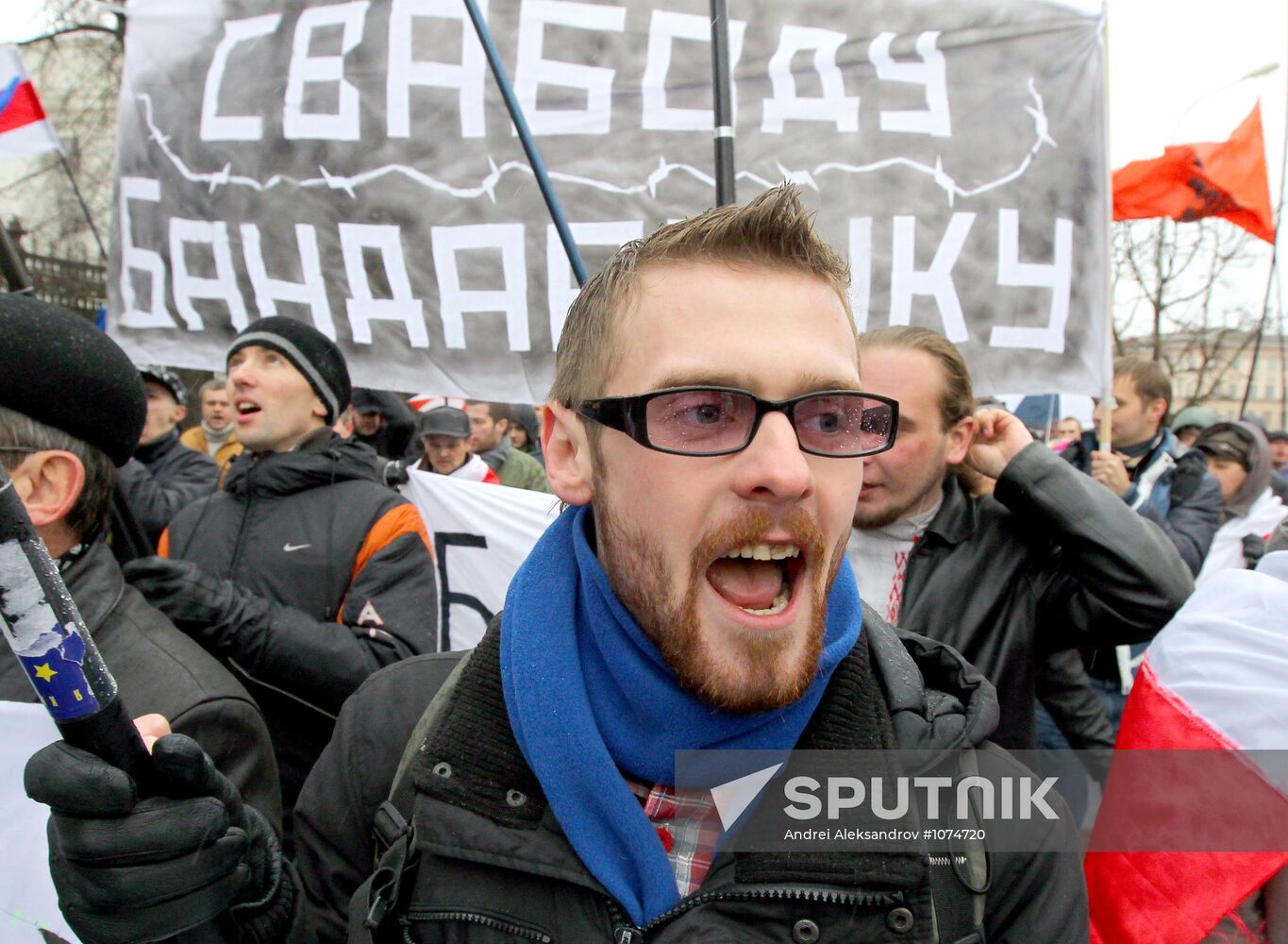 Minsk rally and procession mark Freedom Day