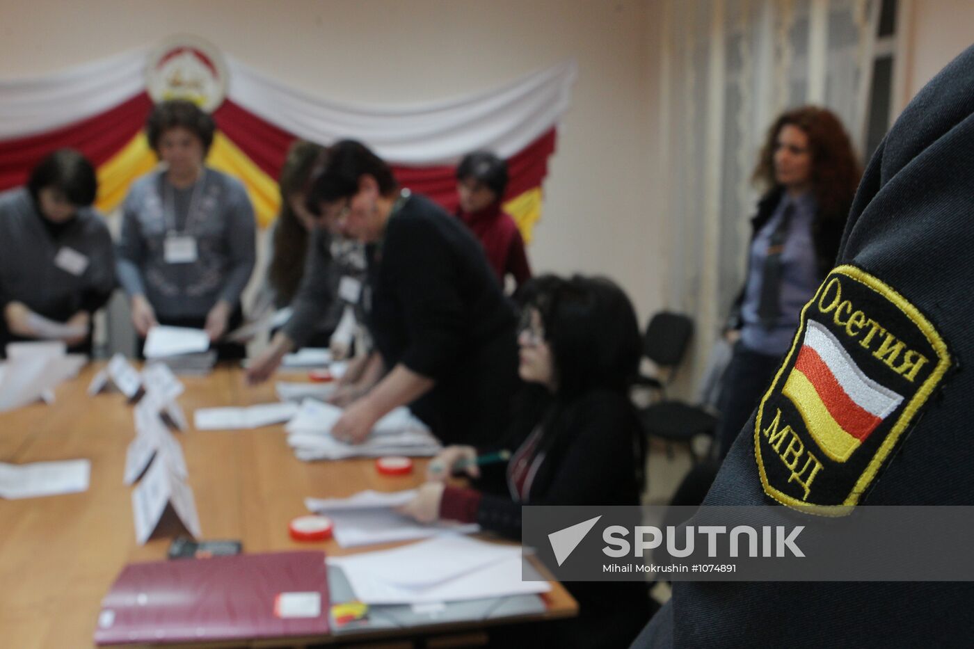 South Ossetian presidential election vote counts