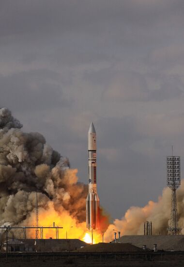 Carrier rocket "Proton-M" launched from Baikonur cosmodrome