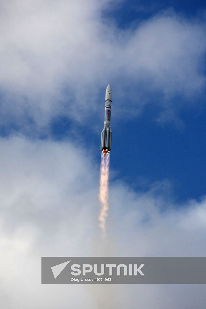Carrier rocket "Proton-M" launched from Baikonur cosmodrome