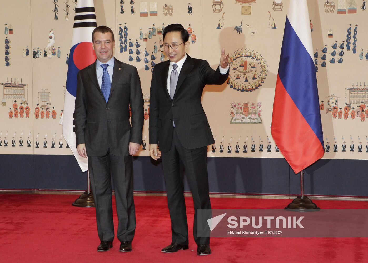 Dmitry Medvedev's visit to South Korea