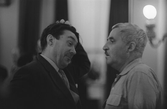 Writers Boris Polevoy and Konstantin Simonov