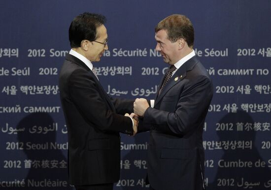 Dmitry Medvedev's visit to South Korea