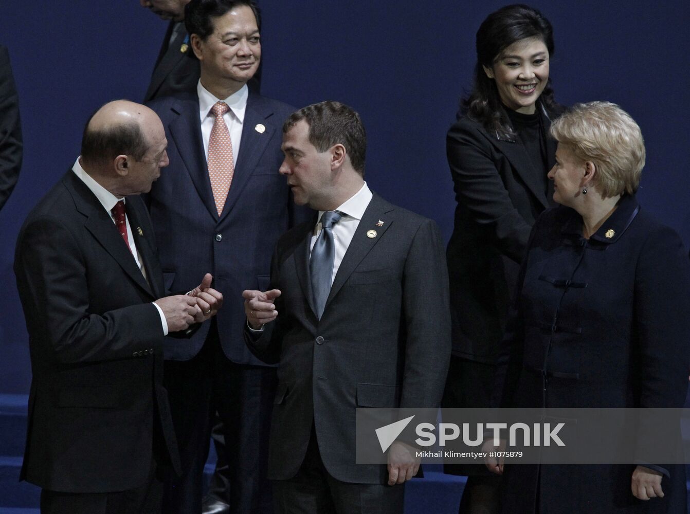 Dmitry Medvedev at the summit on nuclear security in Seoul