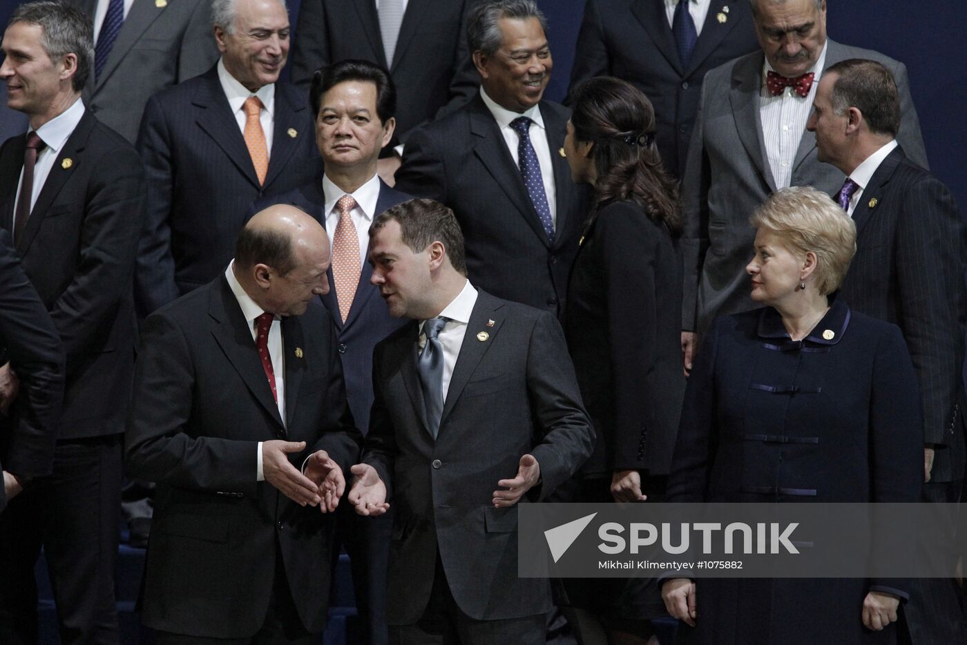 Dmitry Medvedev at the summit on nuclear security in Seoul