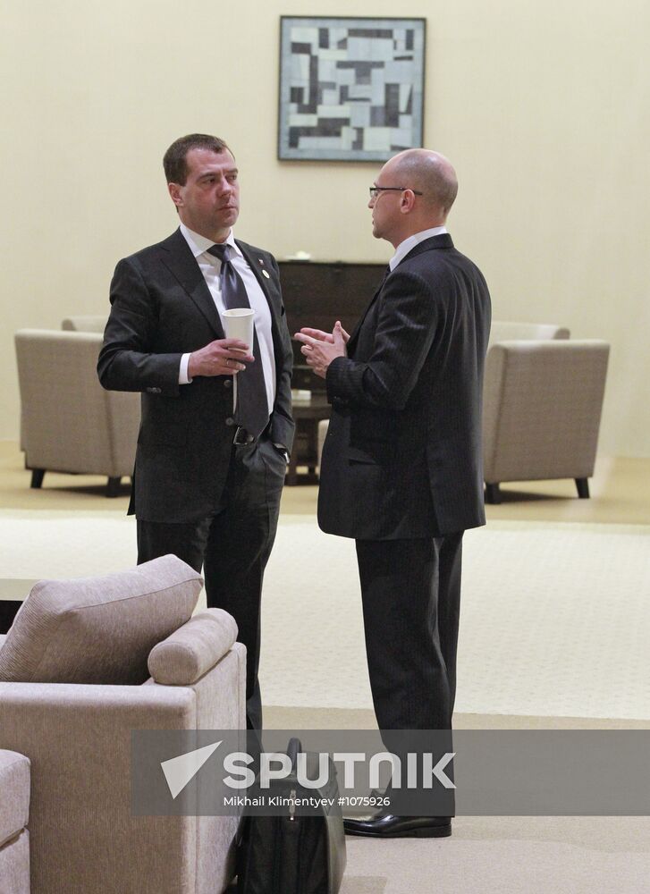 Dmitry Medvedev at 2012 Nuclear Security Summit in Seoul