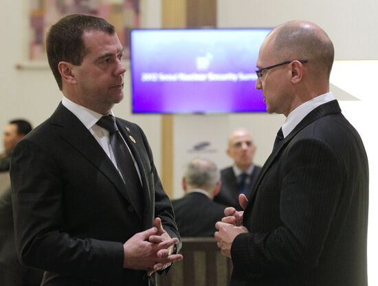 Dmitry Medvedev at 2012 Nuclear Security Summit in Seoul