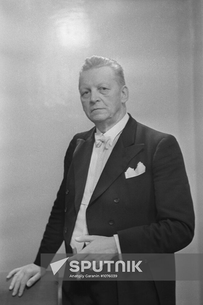 German conductor Hermann Abendroth