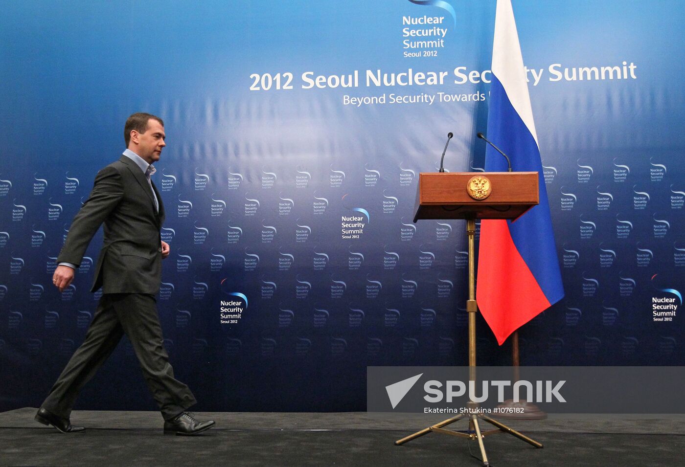 Dmitry Medvedev at 2012 Nuclear Security Summit in Seoul