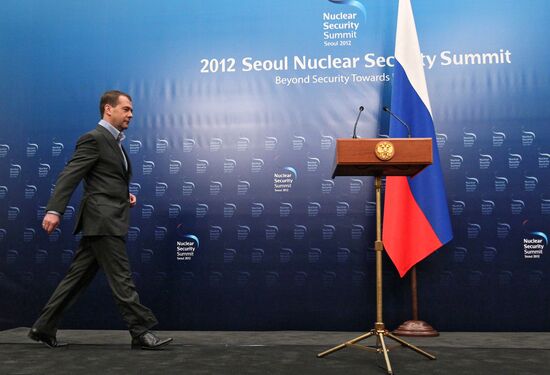 Dmitry Medvedev at 2012 Nuclear Security Summit in Seoul