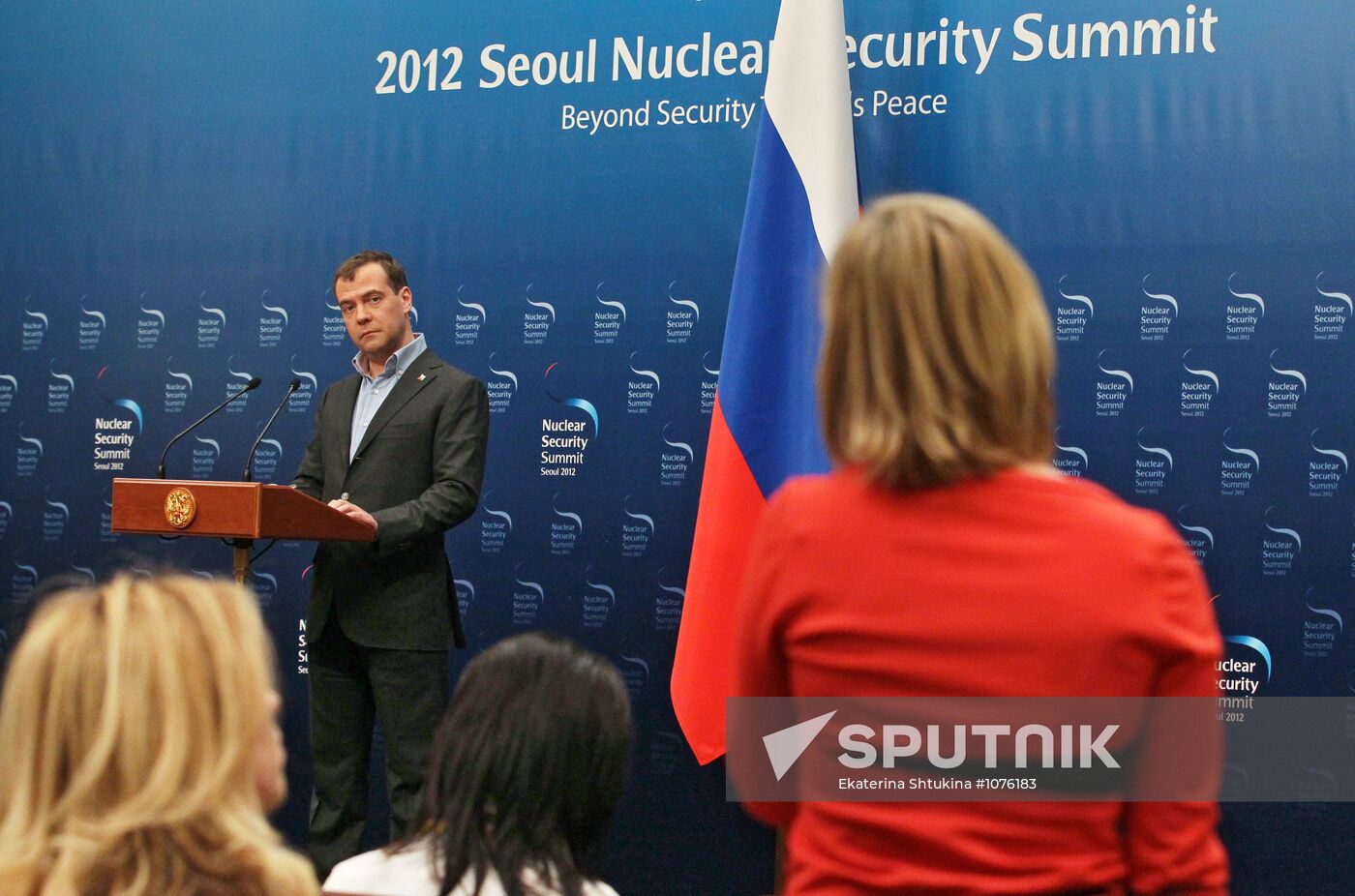 Dmitry Medvedev at 2012 Nuclear Security Summit in Seoul