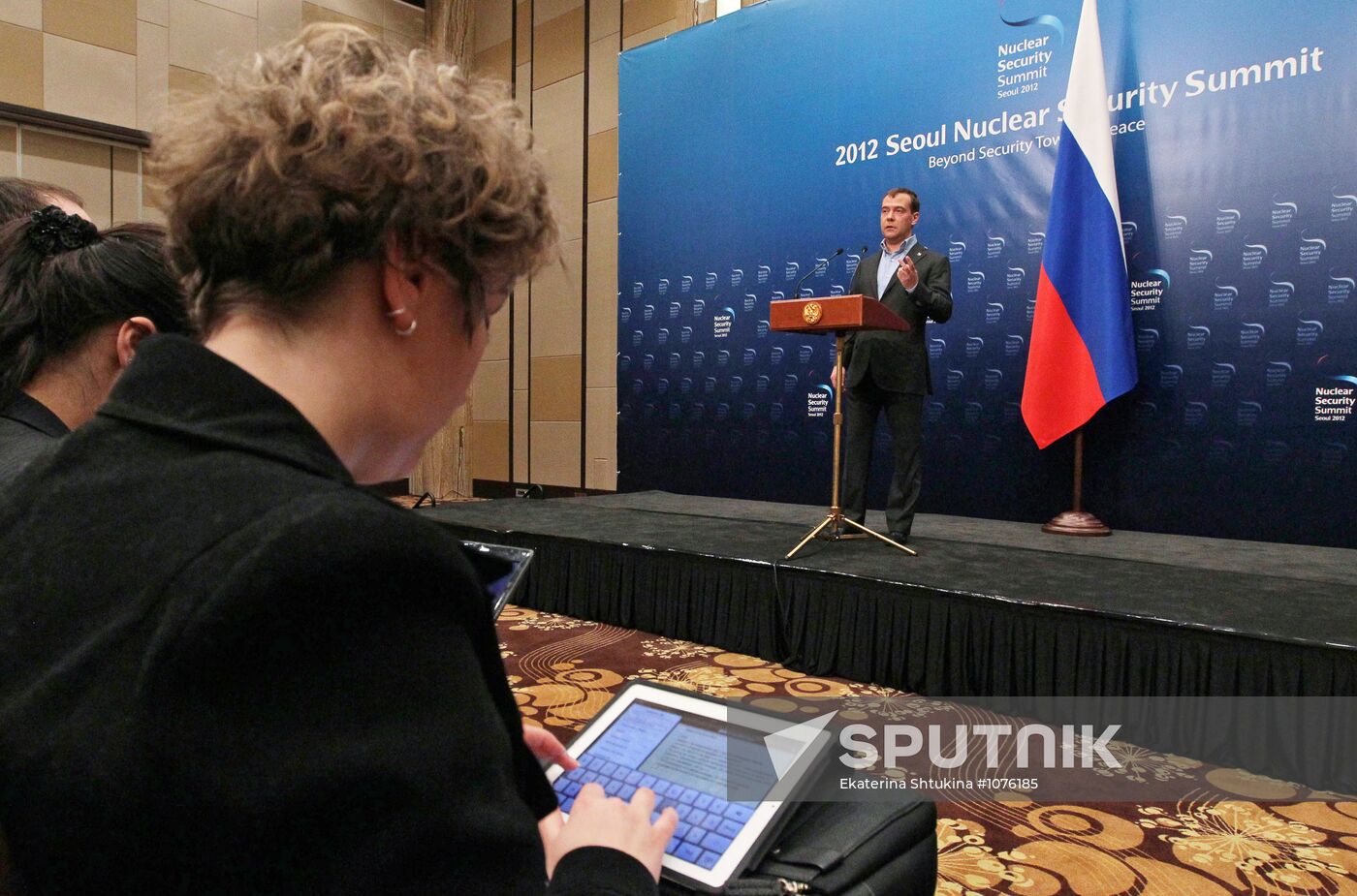 Dmitry Medvedev at 2012 Nuclear Security Summit in Seoul