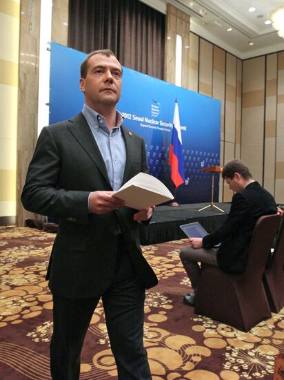 Dmitry Medvedev at 2012 Nuclear Security Summit in Seoul