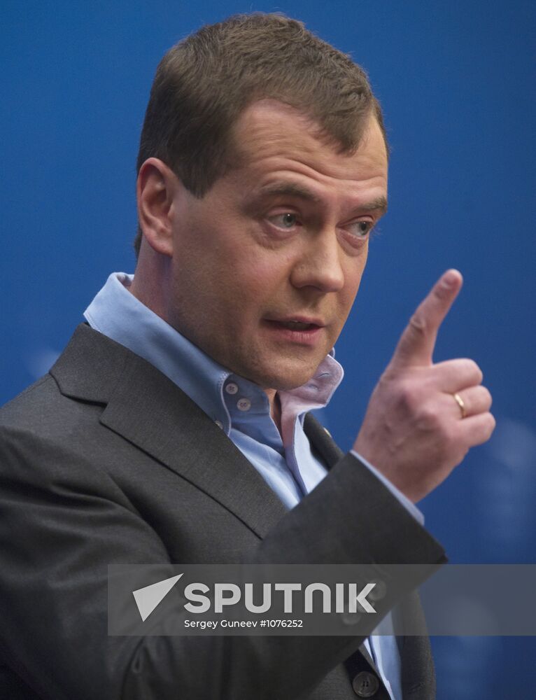 Dmitry Medvedev at 2012 Nuclear Security Summit in Seoul