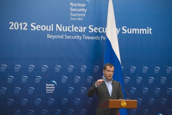 Dmitry Medvedev at 2012 Nuclear Security Summit in Seoul