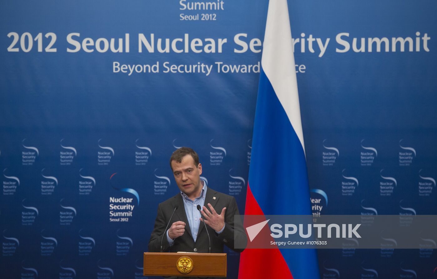 Dmitry Medvedev at 2012 Nuclear Security Summit in Seoul