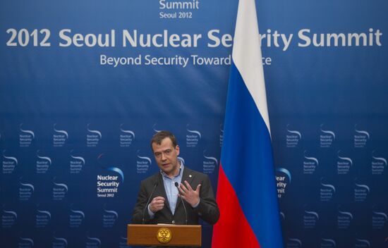 Dmitry Medvedev at 2012 Nuclear Security Summit in Seoul