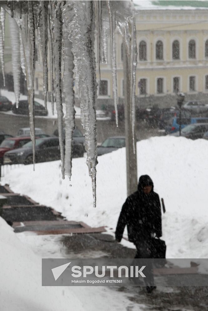 Clearing roofs of snow and ice